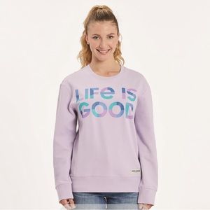 LIFE IS GOOD SPREAD GOOD VIBES Sweatshirt